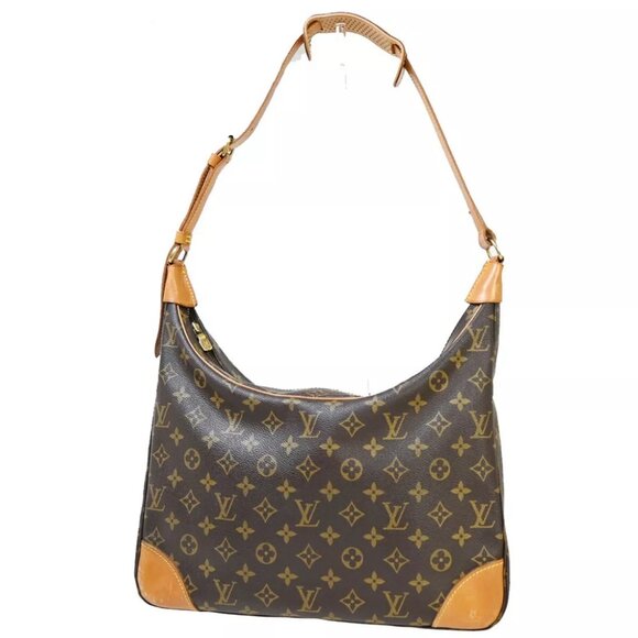 LOUIS VUITTON Boulogne 35 Shoulder Bag Monogram Leather Brown M51260 74EA902 - Picture 1 of 12